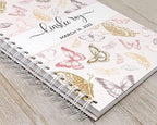 Personalized Baby Memory Book - Hardcover First Year Album Customized with Baby’s Name - Prompted Baby Journal (Butterflies) - Image 2