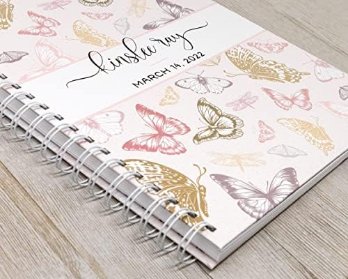 Personalized Baby Memory Book - Hardcover First Year Album Customized with Baby’s Name - Prompted Baby Journal (Butterflies) - Image 2
