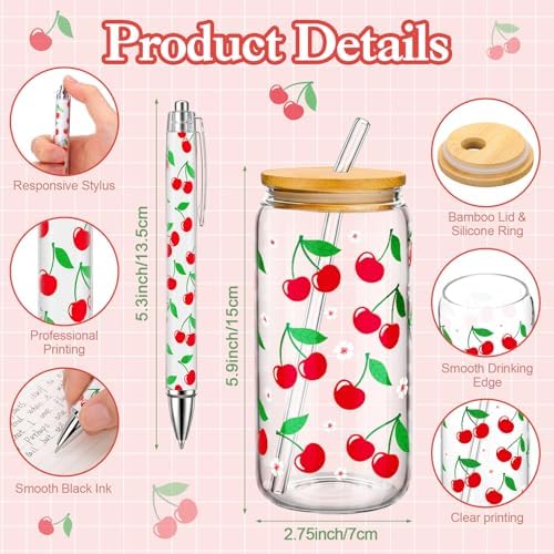 LemonRoad 24 Pcs Cherry Gift Sets Bulk for Women,Cherry Lover Gift Sets - Image 3