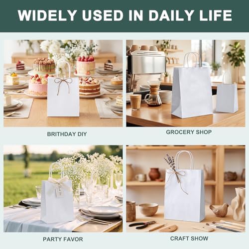 METRONIC White Paper Gift Bags 5.25 x 3.75 x 8 Inch 500 Pack - Image 6
