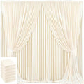 30x10ft Champagne Backdrop Curtain for Wedding Parties Wrinkle Free Fabric Champagne Drapes Backdrop Decoration for Baby Shower Birthday Photography Decoration 6 Panels, 5ft x 10ft by Gogoparti