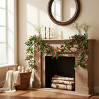 2PCS x 6FT Rose Garland Artificial Flower Vine for Home Decor, Orange - Image 6