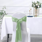 SiinvdaBZX 24 Pcs Sage Green Satin Table Runner 12 x 108 inches Long - Image 6