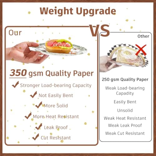 208Pcs Yingoto Woodland Baby Shower Decorations Tableware Set, Serves 25 - Image 4
