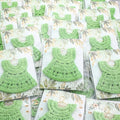 Novabright 50 Sets Baby Shower Party Favors for Guests Miniature Green Crochet Magnets with Thank You Cards Baby Shower Gifts, Newborn Girls Boys Favors, Welcome Gifts for Gender Reveal Party by Unknown