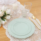 Tinybee 60PCS Sage Green Plates - Heavy Duty Sage Green Disposable Plates - Image 4