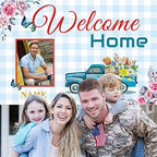 Custom Welcome Home Banner Decoration,Car Theme Welcome Back Home Yard Sign for Outdoor Decor, Military Homecoming Deployment Returning Party Supplies(5x7.5ft) - Image 7