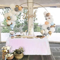 SoarDream Iridescent White Sequin Tablecloth 90"x132" Wedding Table Cloth by SoarDream