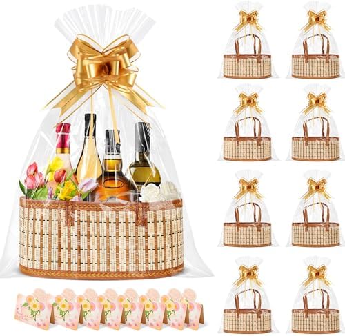 Orchidleaf 8 Set Baskets for Gifts Empty, Woven Bamboo gift baskets empty by Unknown