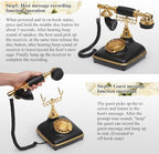UKBW Audio Guest Book Wedding Phone, Audio Phone Guestbook, Record Audio Messages with Guestbook, Guestbook Alternative for Wedding, Birthday Party, Baby Shower, Anniversary, Engagement(Black) - Image 5