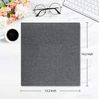 potricher Photo Album 4x6 Photos, 1000 Pockets, Linen Cover, Gray - Image 2
