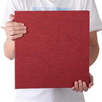 Large Photo Album Self Adhesive 4x6 5x7 3x5 8x10 Scrapbook Magnetic Album DIY Scrap Book Length 13 x Width 12.8 (Inches) 120 Black Sticky Pages Linen Cover DIY Photo Album(Red) - Image 6