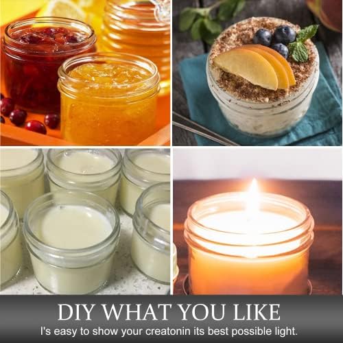 QAPPDA 4oz Glass Jars With Gold Lids,Mini Mason Jars Canning Jars - Image 7