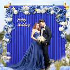 40x10FT Royal Blue Backdrop Curtains for Wedding Parties, Wrinkle Free Polyester Photography Backdrop Drapes for Baby Shower Birthday Parties Stage Background Stand Decorations 4x10ft,10 Panels - Image 7