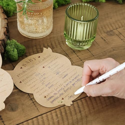 Kate Aspen Woodland Baby Shower Decorations & Woodland Animal Advice Cards For Baby Shower Game - Image 7