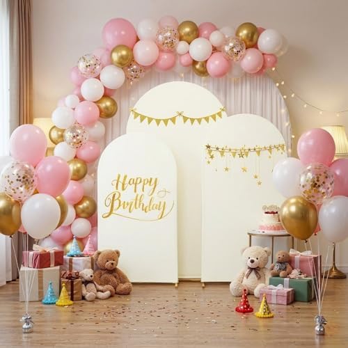 Arch Covers Set of 3(7.2FT+6.6FT+6FT), Arch Backdrop Stand Cover - Image 6