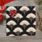 pnyoin Merry Christmas Wrapping Paper Roll,Fan Glow Black Gift Wrap Perfect for Xmas,Birthday,Weddings, Brides, Holidays, Baby Showers，58 x 23 inches,4 Roll - Image 4
