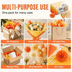Qilery 500 Sheets Yellow Orange Tissue Paper for Gift Bags, 20 x 30 Inch - Image 6