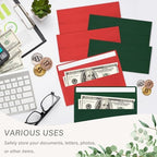 200 Pack #10 Christmas Red Green Envelopes Letter Size Business Envelopes - Image 6