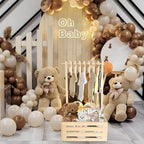 Wooden Baby Storage Crate Closet with Handles, Nursery Decor - Image 2