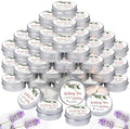 MTLEE 50 Pcs Happy Holiday Candles Gift Favors for Guests 1 oz by MTLEE