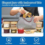 Accguan Mini Mason Glass Jars,4oz Jelly Jars With Woodgrain Lids, 40 PACK - Image 3