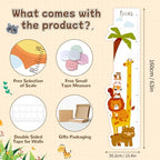 Kid Height Wall Chart,Animal Kids Height Wall Chart,Height Measurement Children,Height Growth Chart,Fun Nursery Decor Thoughtful Birthday Gift Boys Girls - Image 2