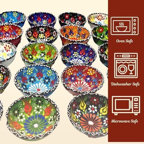 Wedding Favors for Guests Bulk,Bridal Shower Favors for Guest,Set of Ceramic Bowls in Gold Box, Baby Shower Favors Bulk, Mexico Wedding Favors, Mexican Style Gift (Multi Color, Set of 30) - Image 6
