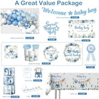 cocomigo Blue Boy Baby Shower Decorations, All-in-One Set for 20 Guests - Image 3