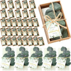 50 Sets Eucalyptus Soaps Wedding Favors Bulk with Thank You Cards by Dansib