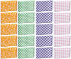 PerKoop 100 Pack Pocket Tissues Travel Slim Packs Small Facial Tissues Wallet Size Toilet Paper for Travel Guest Wedding Supplies, 4 Styles (Irregular Style) by PerKoop