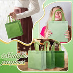 Wesnoy 36 Pcs Woven Gift Bags, Reusable Pastel Tote with Handles - Image 5
