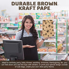 Meanplan 200 Pcs Paper Paw Bags with Footprint Paper Dog Treat Bags Bulk for Lunch Snacks Bread Candy Sandwich Popcorn Cookies Food Party Favors (Brown) - Image 5