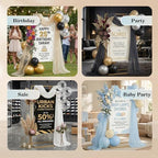 Wedding Welcome Sign Stand, Gold Adjustable Sign Holder for Wedding Decor - Image 6