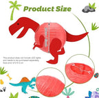 Baquler 12 Pcs Dinosaur Paper Lanterns, 8 Inch Dinosaur Party Decorations, - Image 5