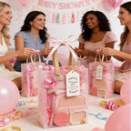 74PCS Jewelry Box Kit Baby Shower Party Favors for Game Winners (Pink) - Image 5