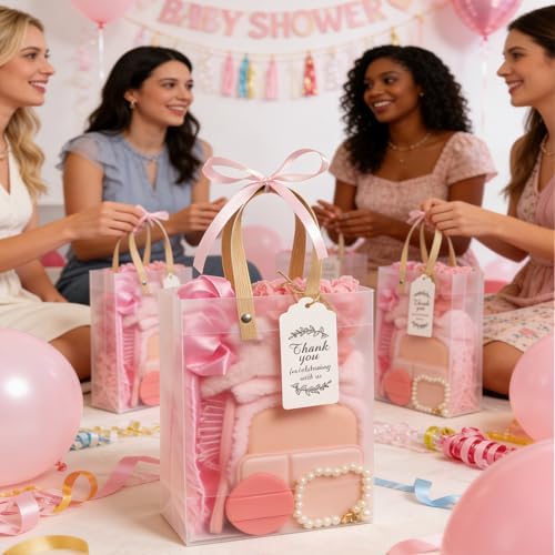 74PCS Jewelry Box Kit Baby Shower Party Favors for Game Winners (Pink) - Image 5