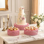 3Pcs Metal Food Risers, Buffet Table Display Stand - Image 4