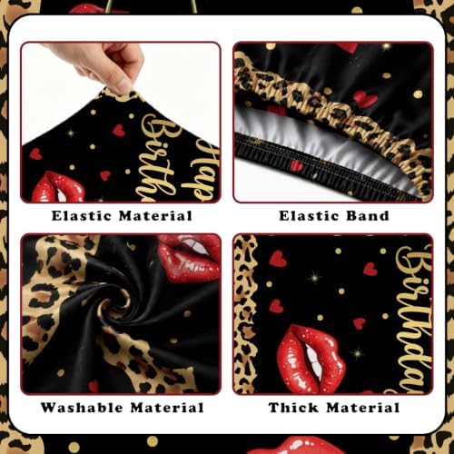 Serencatcher 7.2ft Cheetah Cherry Birthday Arch Backdrop Cover - Image 3