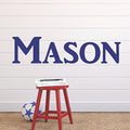 Personalized Boys Custom Name Vinyl Wall Art Decal Sticker, 45" W, Boys Name & Decor, Plus Free 12" Hello Door Decal by DecorDesignsDecals