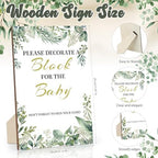 wookidel 72PCS Baby Shower Games Kit, Baby Blocks for Baby Shower - Image 3