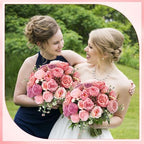 Geosar 16 Bundles Artificial Peonies Flowers,Pink Lavender - Image 5