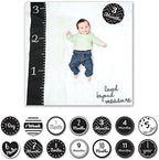 lulujo Baby Baby's First Year Milestone Blanket and Cards Set, Loved Beyond Measure - Image 2