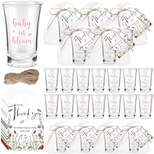 Pickmesh 50 Sets Baby in Bloom Baby Shower Party Favors for Guests by Pickmesh