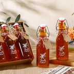 Reallnaive 12 Pack 8oz Vanilla Extract Bottles Swing Top Glass Bottles - Image 4