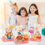 Ohuimrt 50 Pack 6.7" x 2.8" x 9.1" Clear Plastic Gift Bags with Handles - Image 6