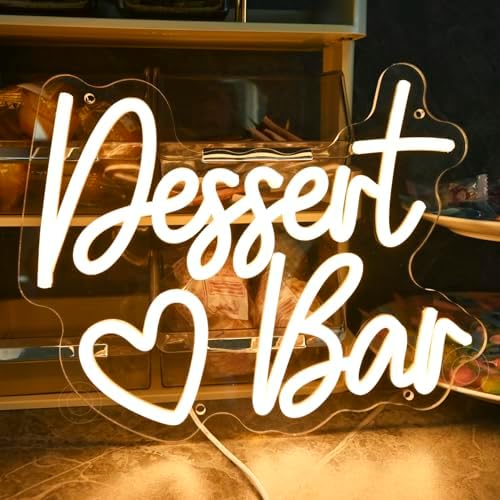 SYLHOME Dessert bar Led Neon Light Sign Candy Bar Snack Party Wall Decor - Image 6