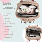LORADI 18 Pockets Large Diaper Bag Backpack - Image 4