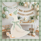 Croblissful One Silly Goose Party Decorations, Sage Green, Goose - Image 2