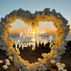 Will You Marry Me Neon Sign Wedding Led Light Party Decor Backdrop Wall Decor Wedding Gift For Her Neon ArtSize:23x15inches by BELISAMA